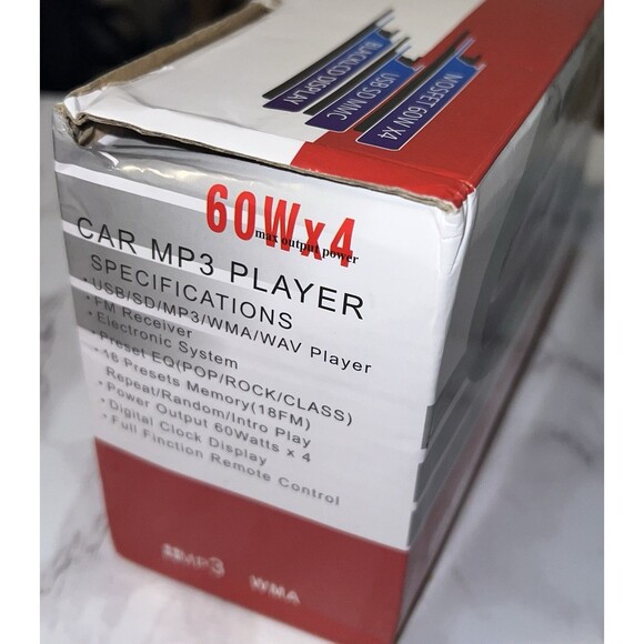 JSD520 Single 1 Din Bluetooth Radio Car Stereo Audio AUX/FM/SD/MP3 Player Remote - Picture 11 of 12